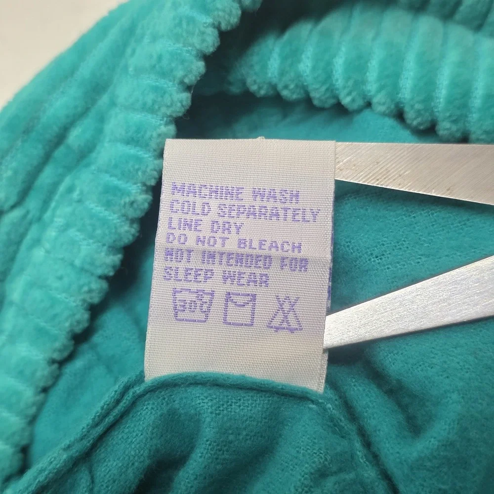 Gymboree Kids Medium/Large Blue Green Turquoise Corduroy Blue Bow Bucket Hat